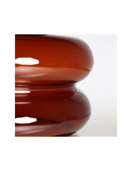 Jarrón KIDHA, Vidrio / Naranja - Kodu Home Design