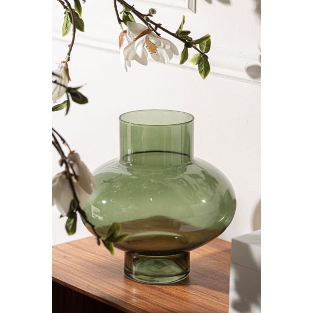 Vaso GHALEA, Vidrio / Verde - Kodu...