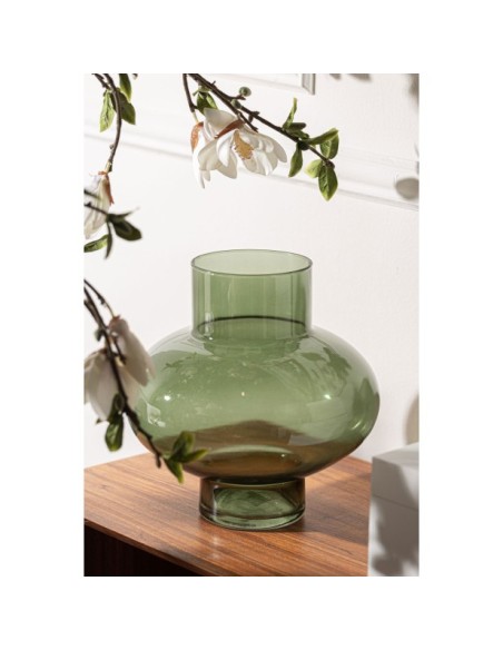 Vaso GHALEA, Vidrio / Verde - Kodu Home Design