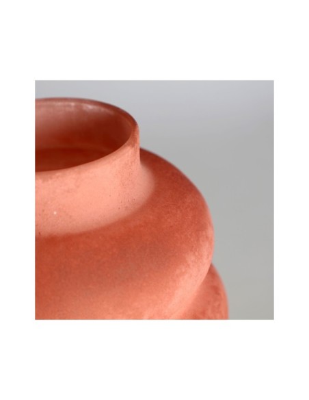Vaso KIDHA, Vidrio / Naranja - Kodu Home Design