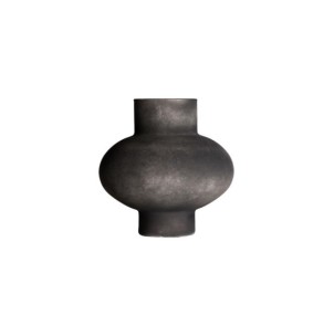 Jarrón GHALEA, Vidrio / Negro - Kodu Home Design