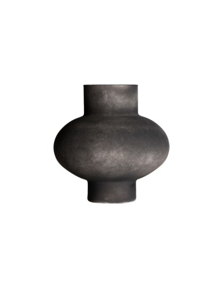 Jarrón GHALEA, Vidrio / Negro - Kodu Home Design