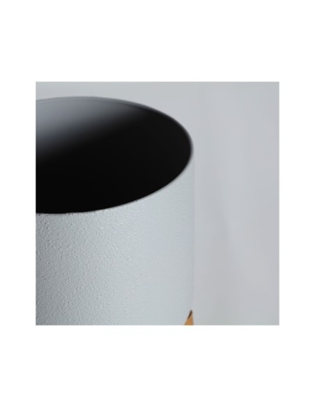 Macetero JERGES, Hierro / Gris, Marrón Claro - Kodu Home Design