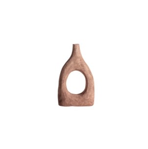 Jarrón MEZIN, Cerámica / Marrón - Kodu Home Design