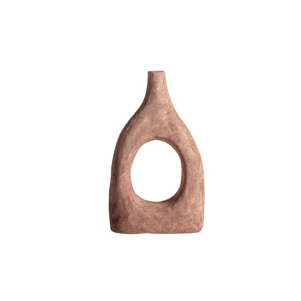 Jarrón MEZIN, Cerámica / Marrón -...