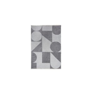 Alfombra CAMILA 230x160 cm, Poliéster / Gris, Beige -...