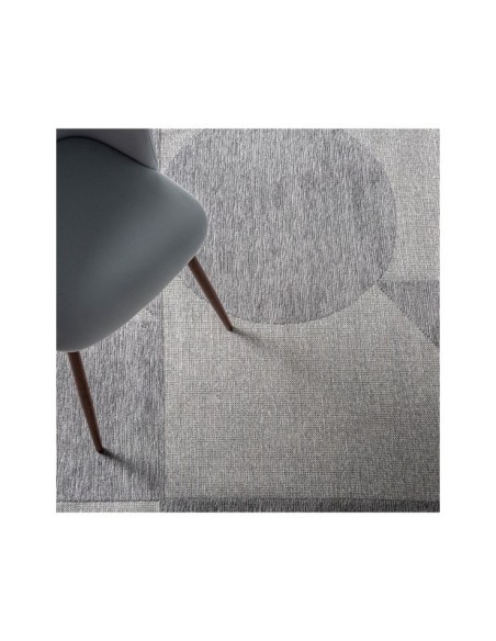 Alfombra CAMILA 230x160 cm, Poliéster / Gris, Beige - Kodu Home Design