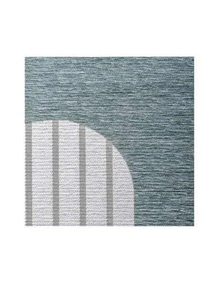 Alfombra LUCIA 300x200 cm, Poliéster / Azul, Beige - Kodu Home Design