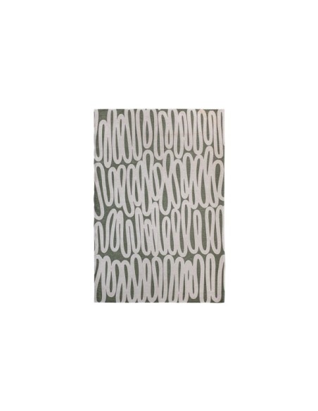 Alfombra NAOMI 300x200 cm, Poliéster / Verde, Beige - Kodu Home Design