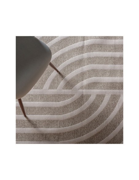 Alfombra YOLANDA 300x200 cm, Poliéster / Marrón - Kodu Home Design