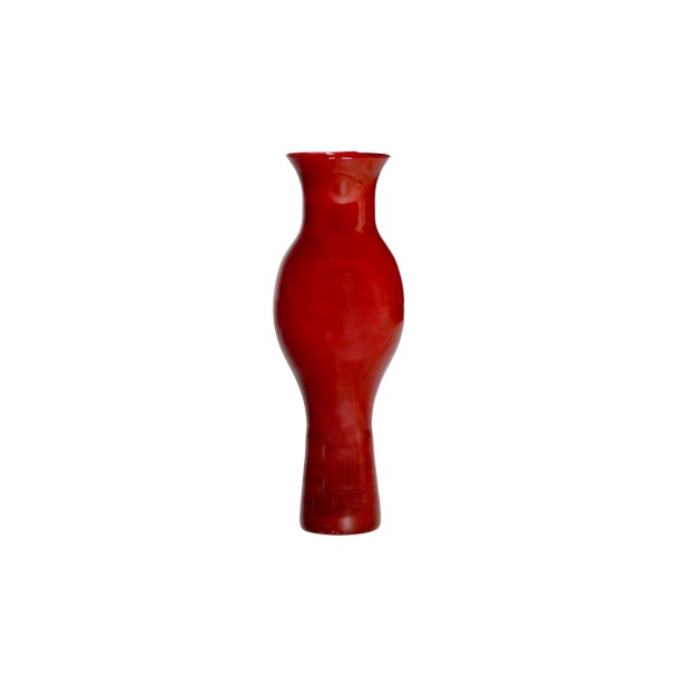 Jarrón ARITZ, Vidrio / Rojo - Kodu...