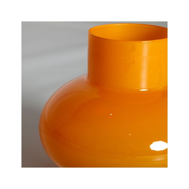 Jarrón ATIF, Vidrio / Ámbar - Kodu...