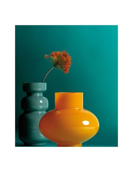 Jarrón ATIF, Vidrio / Ámbar - Kodu Home Design