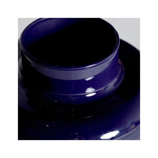 Jarrón ASLAN, Vidrio / Azul - Kodu...