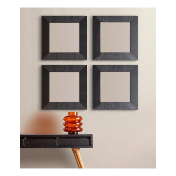 Espejo KILDE, Madera / Negro - Kodu...