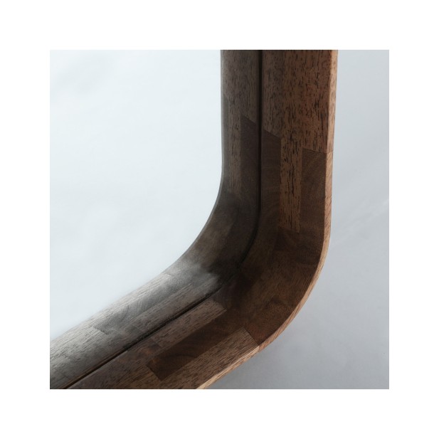 Espejo LUBECA, Madera / Marrón - Kodu...