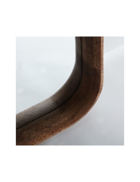 Espejo LUBECA, Madera / Marrón - Kodu Home Design