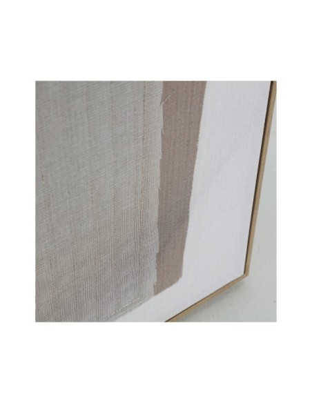 Set 2 Cuadros AURITZ, Lienzo / Marrón, Blanco - Kodu Home Design