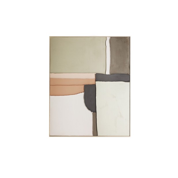 Cuadro VELUM, Lienzo / Beige, Verde,...