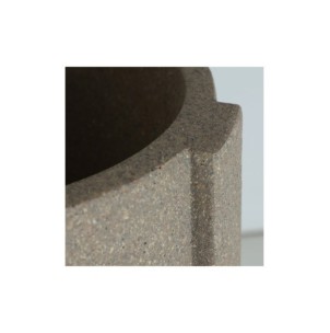 Macetero LUNOR, Poliresina / Marrón - Kodu Home Design 2