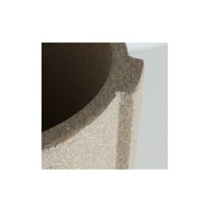 Macetero LUNOR Ø42x101 cm, Poliresina / Marrón - Kodu... 2