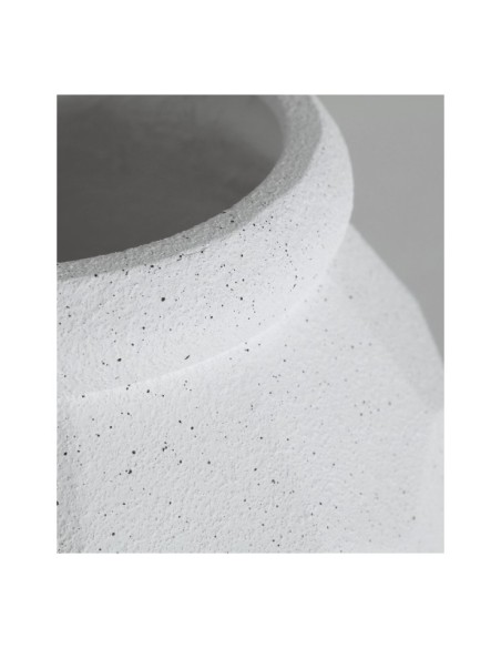 Macetero ELMUR, Poliresina / Blanco Roto - Kodu Home Design
