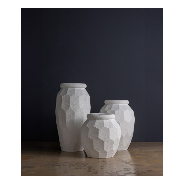 Macetero ELMUR Ø46x62 cm, Poliresina...