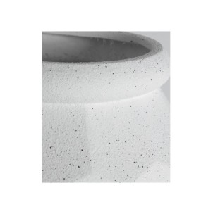 Macetero ELMUR Ø42x82 cm, Poliresina / Blanco Roto - Kodu... 2