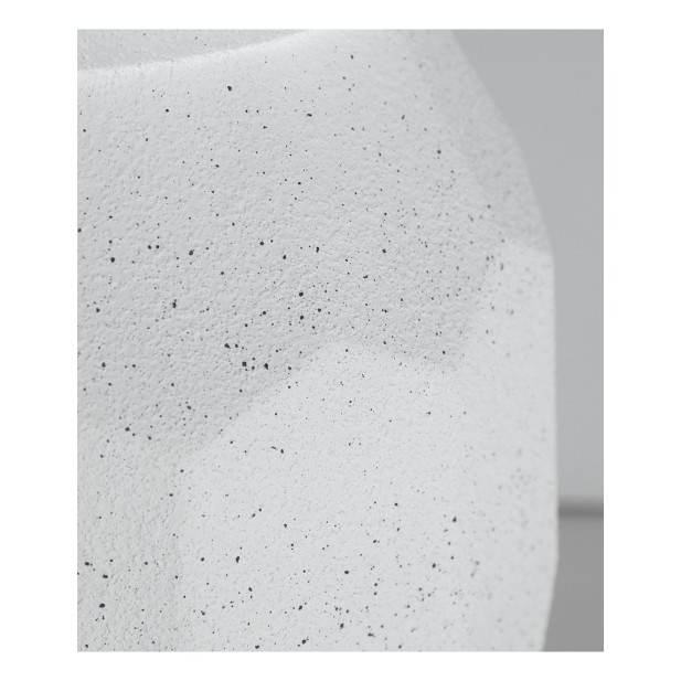 Macetero ELMUR, Poliresina / Blanco...