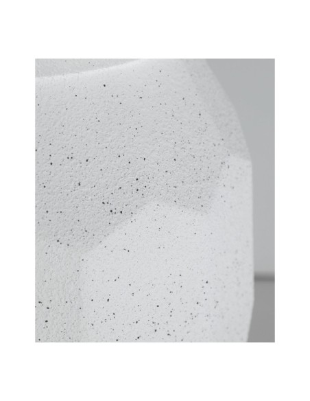 Macetero ELMUR Ø42x82 cm, Poliresina / Blanco Roto - Kodu Home Design