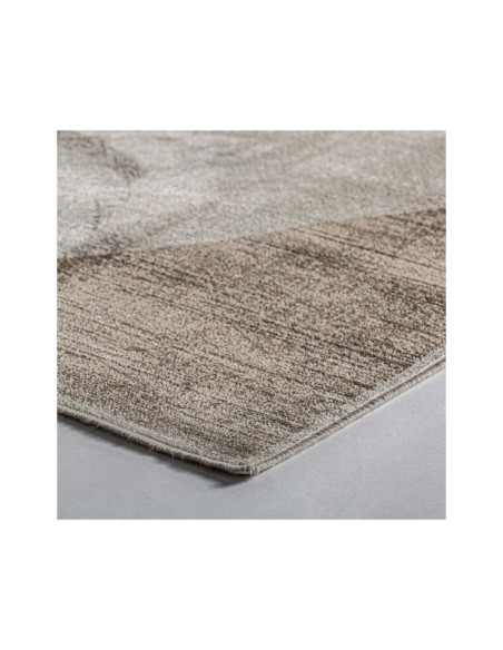 Alfombra DIONE 300x200 cm, Viscosa / Beige, Gris - Kodu Home Design