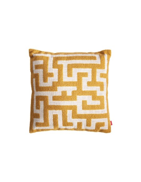 Cojín AMAIA, Algodón / Beige, Ocre - Kodu Home Design