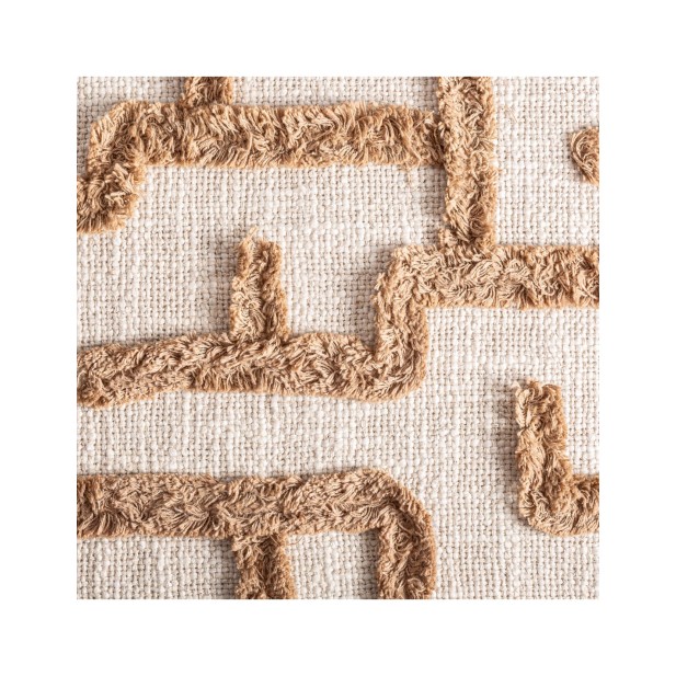 Cojín BRENDA, Algodón / Beige, Marrón...