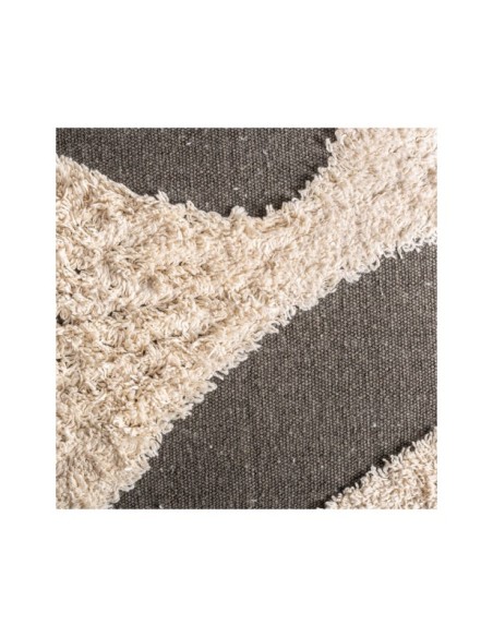 Cojín SAHUN, Algodón / Blanco Roto, Gris - Kodu Home Design