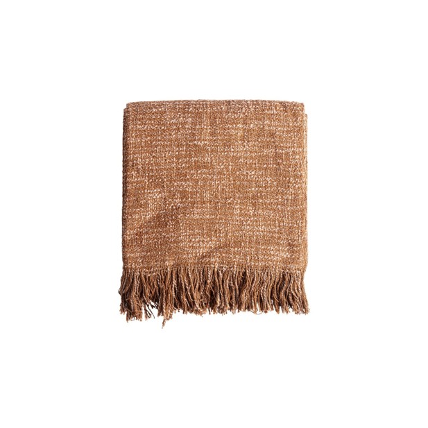 Manta Plaid BLADE, Algodón / Marrón -...