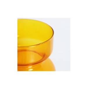 Jarrón SOLANGE, Vidrio / Ámbar - Kodu Home Design 2