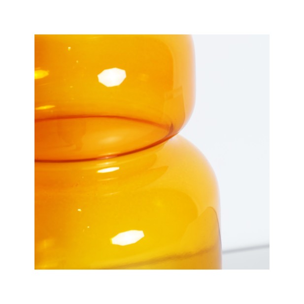 Jarrón SOLANGE, Vidrio / Ámbar - Kodu...
