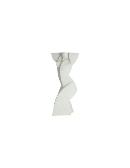 Figura Decorativa AURA, Resina / Blanco - Kodu Home Design