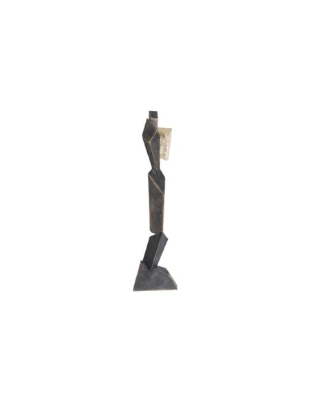Figura Decorativa VERTEX, Resina / Negro, Oro - Kodu Home Design