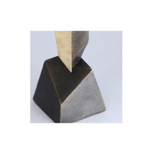 Figura Decorativa VERTEX, Resina / Negro, Oro - Kodu Home... 2