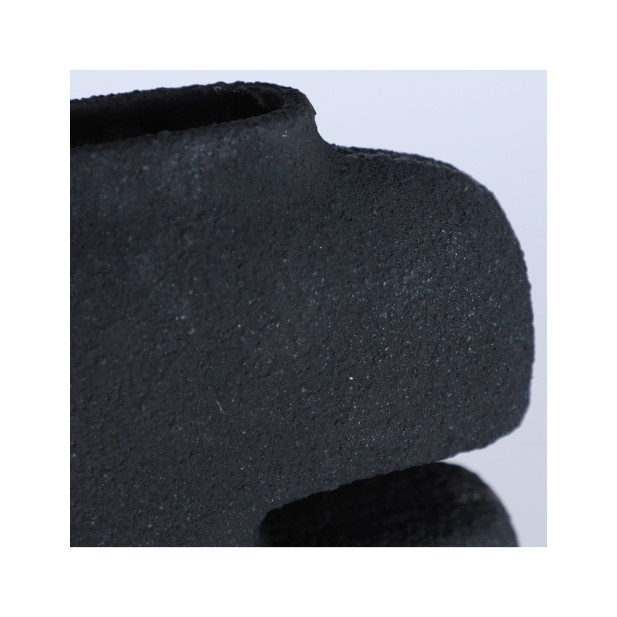 Jarrón NIVEO, Resina / Negro - Kodu...