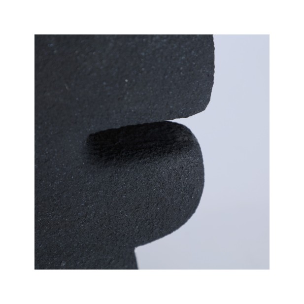 Jarrón NIVEO, Resina / Negro - Kodu...