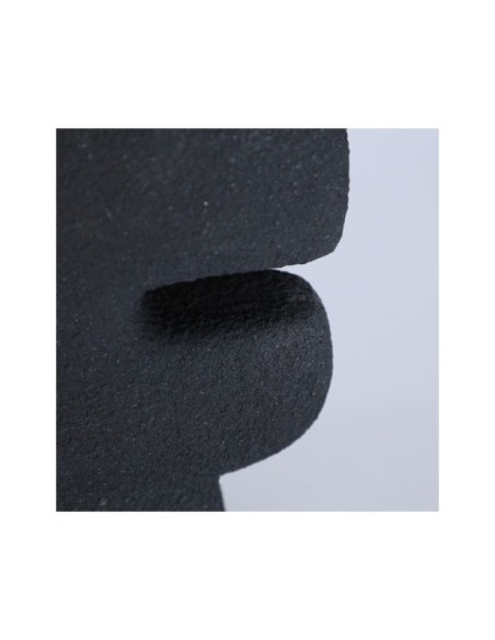 Jarrón NIVEO, Resina / Negro - Kodu Home Design