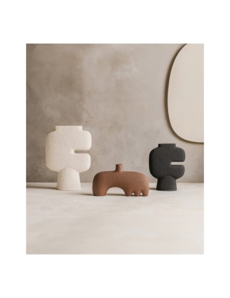 Jarrón MILO, Resina / Terracota - Kodu Home Design
