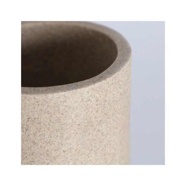 Jarrón AUBRA, Resina / Beige - Kodu...