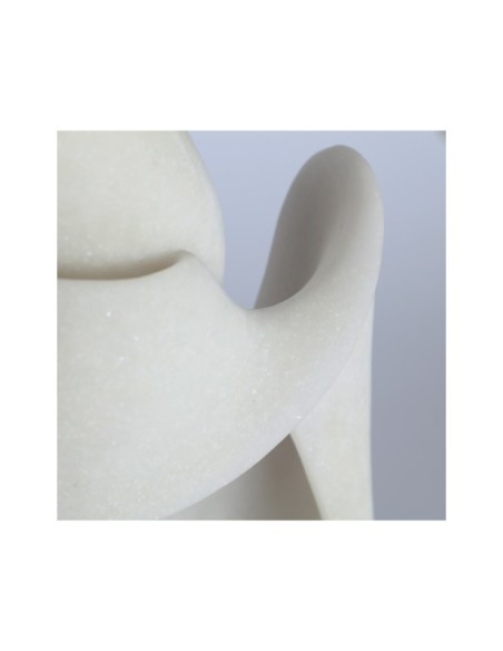 Figura Decorativa LUME, Resina / Blanco, Negro - Kodu Home Design