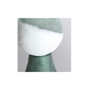Jarrón KONO, Vidrio / Verde, Blanco - Kodu Home Design 2