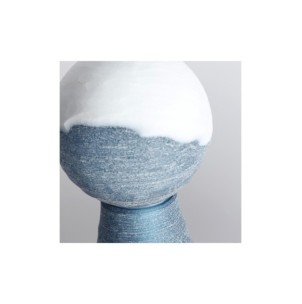 Jarrón KONO, Vidrio / Azul, Blanco - Kodu Home Design 2