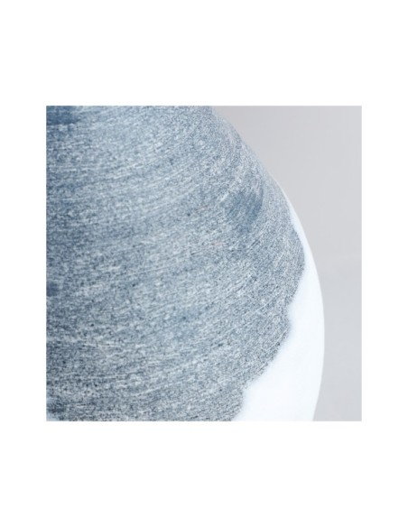 Jarrón KONO, Vidrio / Azul, Blanco - Kodu Home Design