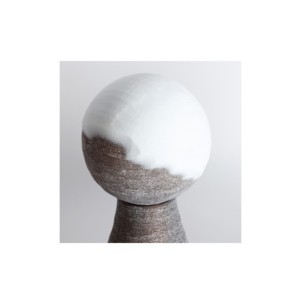 Jarrón KONO, Vidrio / Marrón, Blanco - Kodu Home Design 2